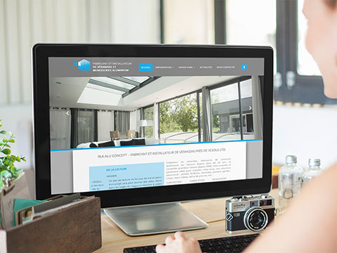 Site vitrine RLK ALU CONCEPT