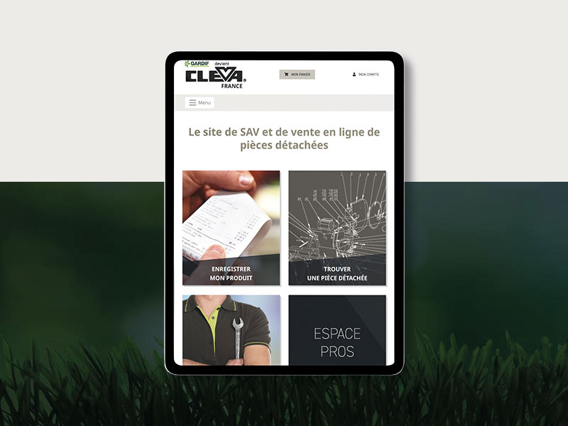 site e-commerce sur mesure cleva