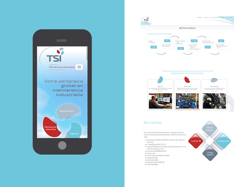 TSI - Site internet WordPress